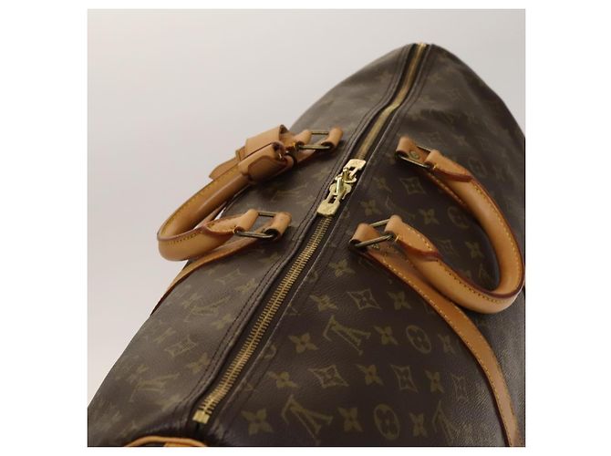 LOUIS VUITTON Borsa Boston Monogram Keepall 55 M41424 LV Auth 138586 Monogramma - vista 6