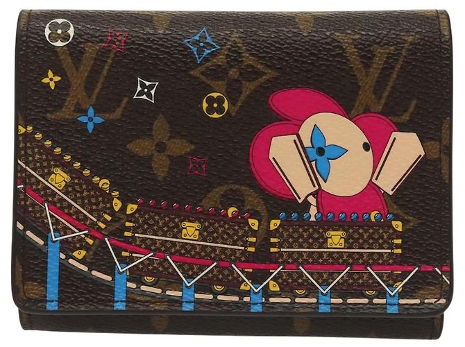 LOUIS VUITTON Portafoglio Victorine Monogram Vivienne M69751 Auth 138937 Monogramma - vista 13