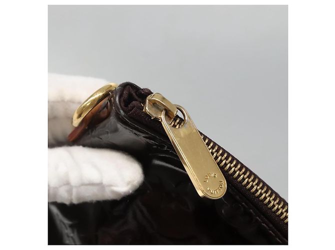 LOUIS VUITTON Monogram Vernis Bellevue GM Tote Bag Amarante M93589 Auth 139919 Dark red - view 10