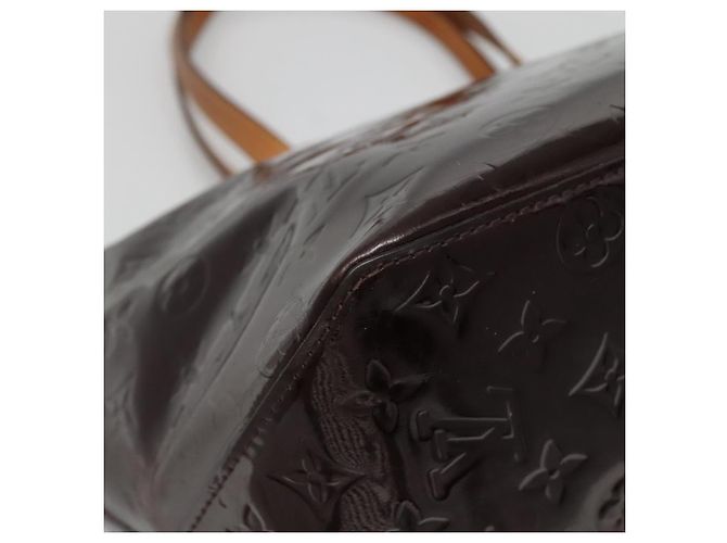 LOUIS VUITTON Monogram Vernis Bellevue GM Tote Bag Amarante M93589 Auth 139919 Dark red - view 14
