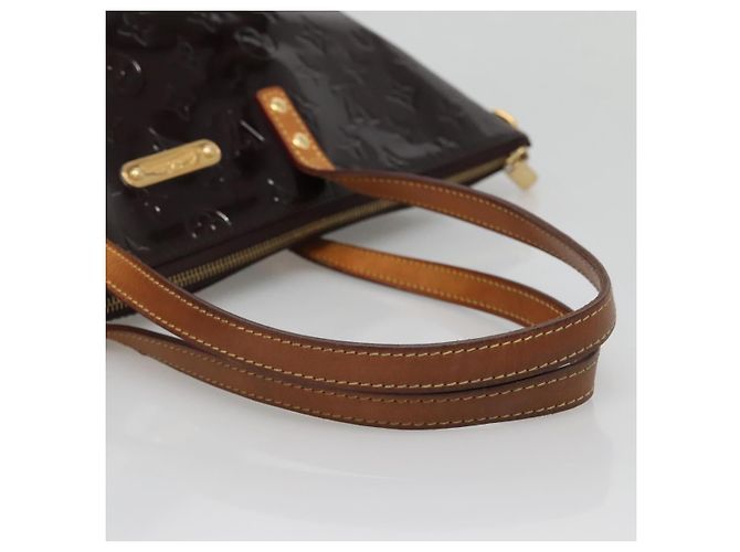 LOUIS VUITTON Monogram Vernis Bellevue GM Tote Bag Amarante M93589 Auth 139919 Dark red - view 7
