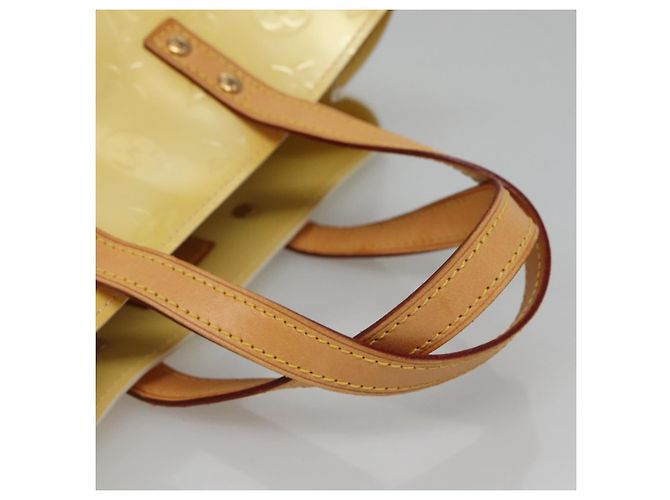LOUIS VUITTON Borsa a Mano Monogram Vernis Reade PM Perle M91336 LV Auth 140064 - vista 8