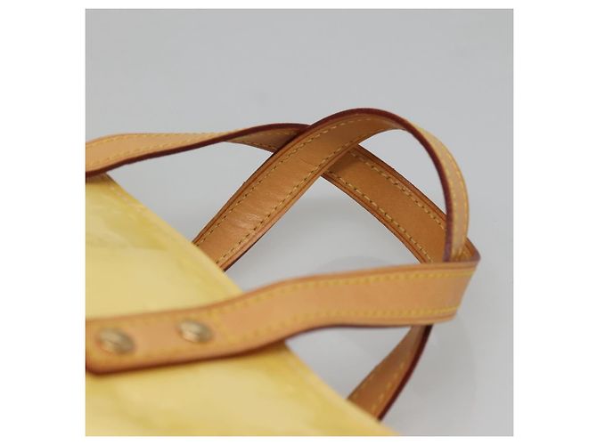 LOUIS VUITTON Borsa a Mano Monogram Vernis Reade PM Perle M91336 LV Auth 140064 - vista 9