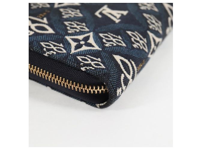 LOUIS VUITTON Portafoglio Zippy Monogram Jaguar Blu M80212 LV Auth 138933M - vista 10