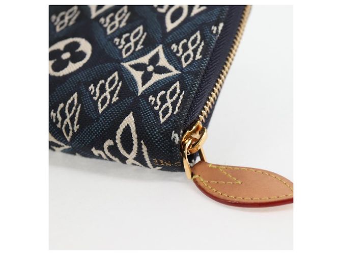 LOUIS VUITTON Portafoglio Zippy Monogram Jaguar Blu M80212 LV Auth 138933M - vista 11
