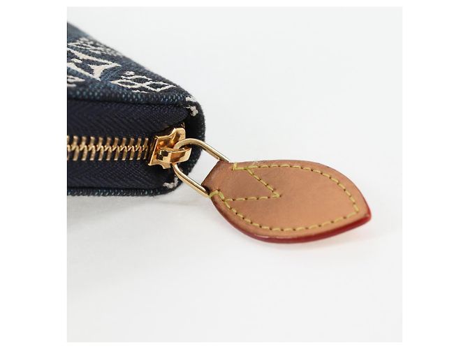 LOUIS VUITTON Portafoglio Zippy Monogram Jaguar Blu M80212 LV Auth 138933M - vista 12