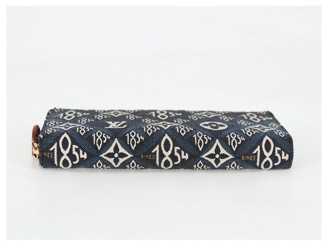 LOUIS VUITTON Portafoglio Zippy Monogram Jaguar Blu M80212 LV Auth 138933M - vista 7