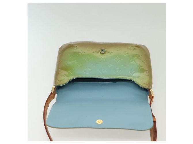 LOUIS VUITTON Borsa Thompson Street Monogram Vernis Blu Baby M91009 Auth ep10278 Blu chiaro - vista 14
