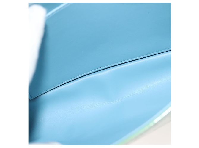 LOUIS VUITTON Borsa Thompson Street Monogram Vernis Blu Baby M91009 Auth ep10278 Blu chiaro - vista 16