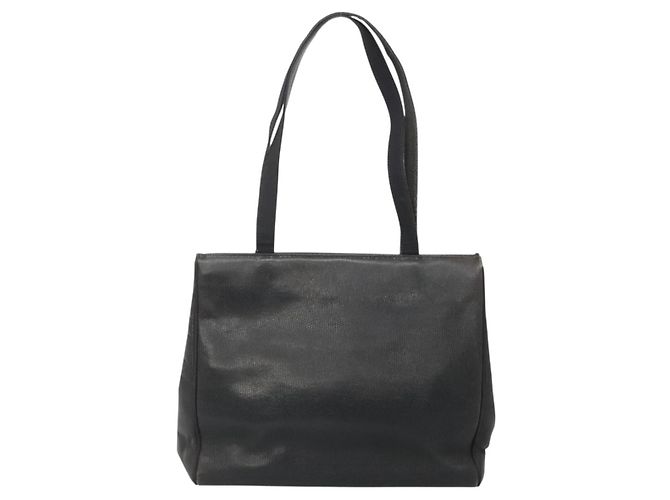 Borsa Tote Vala in pelle nera e oro Auth 139754 di Salvatore Ferragamo Nero D'oro - vista 3