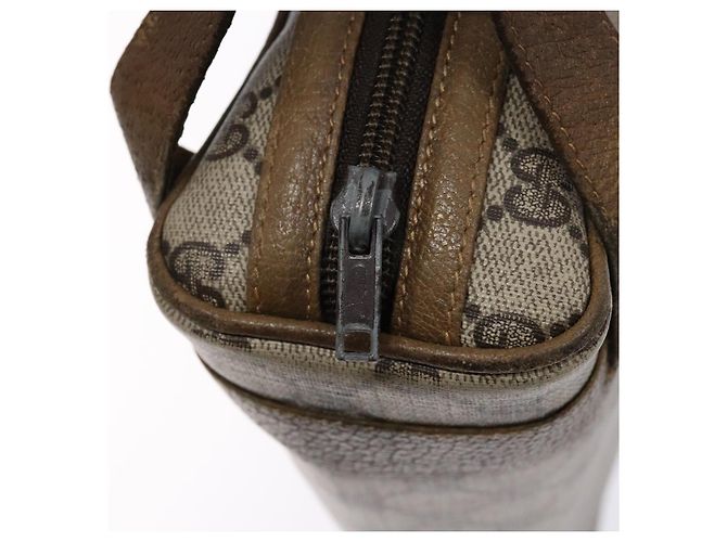 GUCCI GG Supreme Clutch Bag PVC Beige Auth ep10390 - vista 15