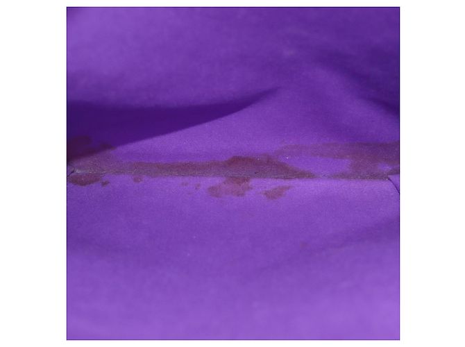LOUIS VUITTON Borsa Tote Stanton Monogram Vernis Viola Viole M91079 Auth BA4977 Porpora - vista 15