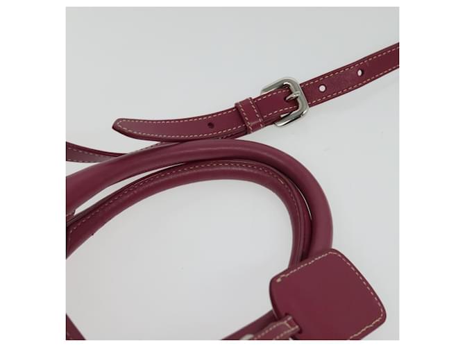 Borsa Tote PRADA Nylon 2way Rosa Argento Auth ki5875 - vista 8