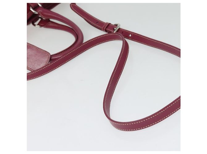 Borsa Tote PRADA Nylon 2way Rosa Argento Auth ki5875 - vista 9