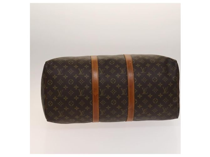 LOUIS VUITTON Borsa Boston Monogram Keepall 50 M41426 LV Auth 138405 Monogramma - vista 9
