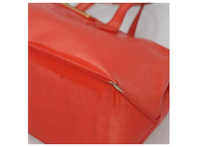 LOUIS VUITTON Monogram Vernis Wilshire PM Tasche Orange Sonnenuntergang M93644 Auth BA4975 - Ansicht 10