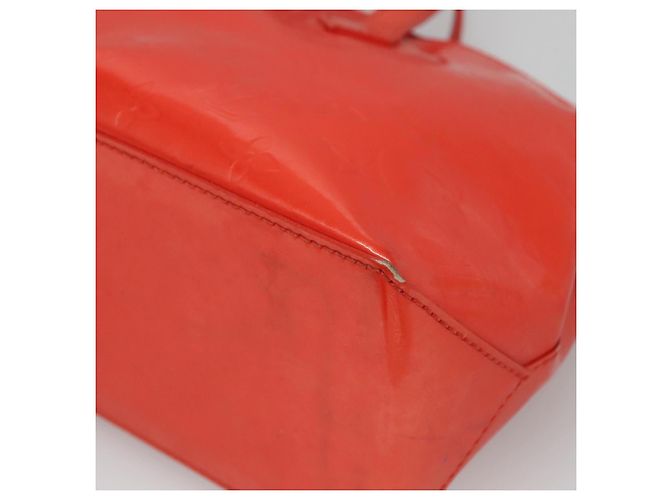LOUIS VUITTON Monogram Vernis Wilshire PM Tasche Orange Sonnenuntergang M93644 Auth BA4975 - Ansicht 12
