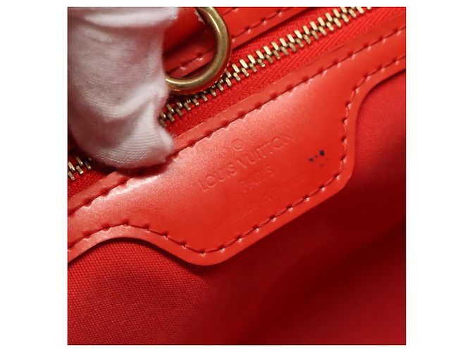 LOUIS VUITTON Monogram Vernis Wilshire PM Tasche Orange Sonnenuntergang M93644 Auth BA4975 - Ansicht 14