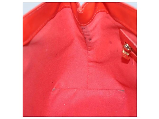LOUIS VUITTON Monogram Vernis Wilshire PM Tasche Orange Sonnenuntergang M93644 Auth BA4975 - Ansicht 17