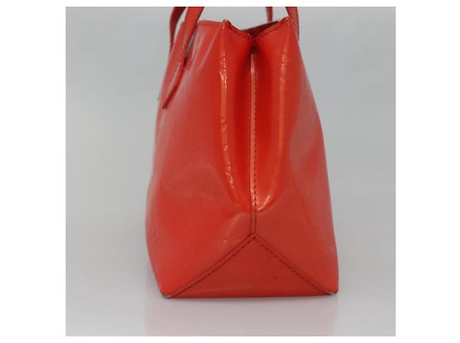 LOUIS VUITTON Monogram Vernis Wilshire PM Tasche Orange Sonnenuntergang M93644 Auth BA4975 - Ansicht 4