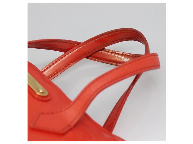 LOUIS VUITTON Monogram Vernis Wilshire PM Tasche Orange Sonnenuntergang M93644 Auth BA4975 - Ansicht 8