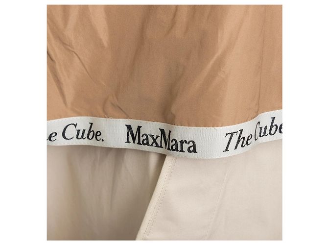 Abrigo Trench Max Mara The Cube de algodón beige - vista 13