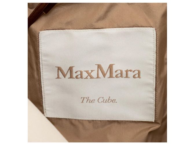 Abrigo Trench Max Mara The Cube de algodón beige - vista 14