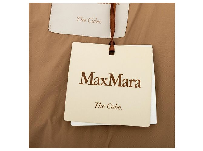 Abrigo Trench Max Mara The Cube de algodón beige - vista 15