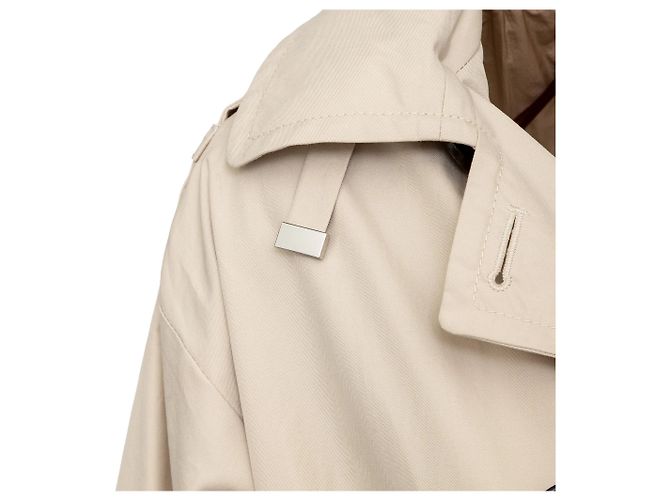Abrigo Trench Max Mara The Cube de algodón beige - vista 6