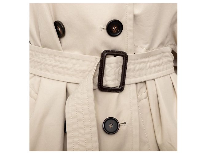 Abrigo Trench Max Mara The Cube de algodón beige - vista 8