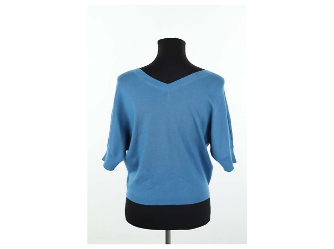 Loro Piana Pull en cachemire bleu - vue 3