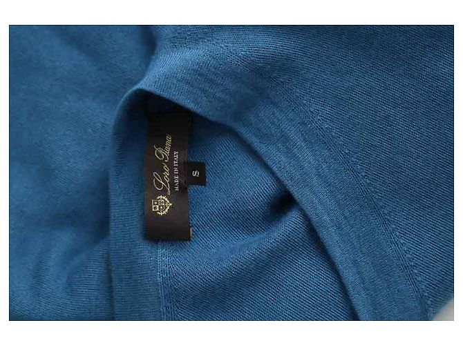 Loro Piana Pull en cachemire bleu - vue 5