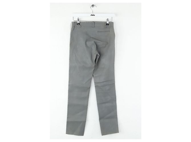 Stouls Leggings in pelle grigia Grigio - vista 4