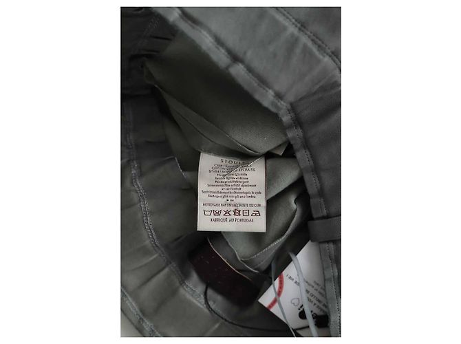 Stouls Leggings in pelle grigia Grigio - vista 6