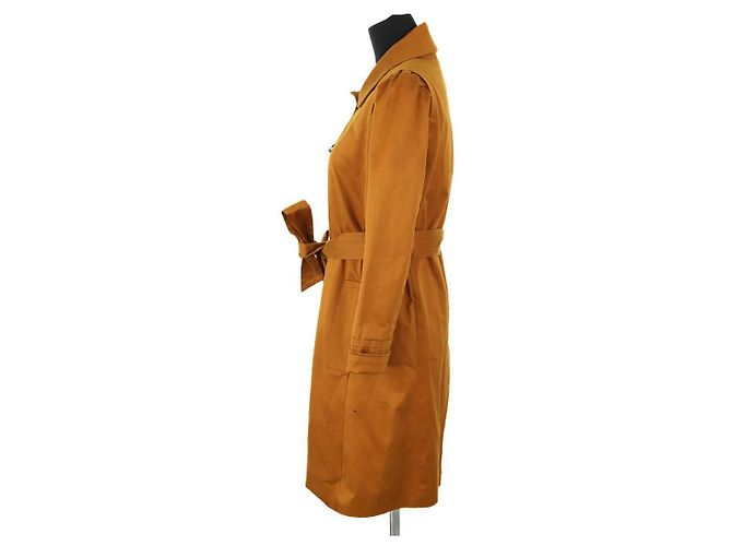 Marc Jacobs Trench coat in cotone marrone - vista 3