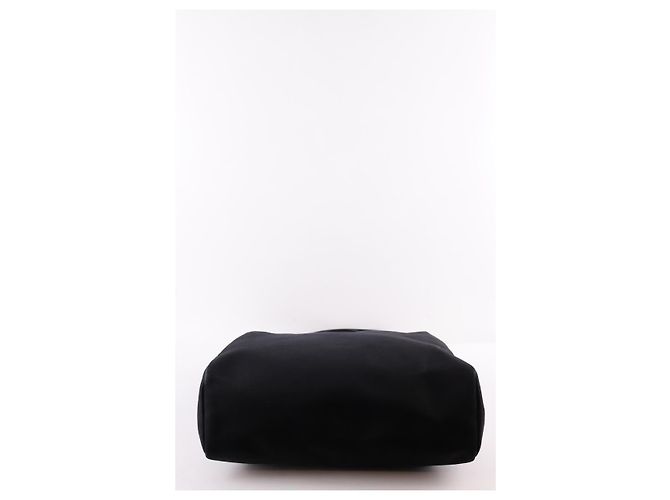 Borsa Hermès Herbag in tela e pelle nera Nero - vista 4