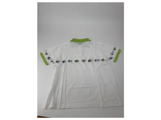 Polo Vintage Dior Bianco Verde M - vista 10