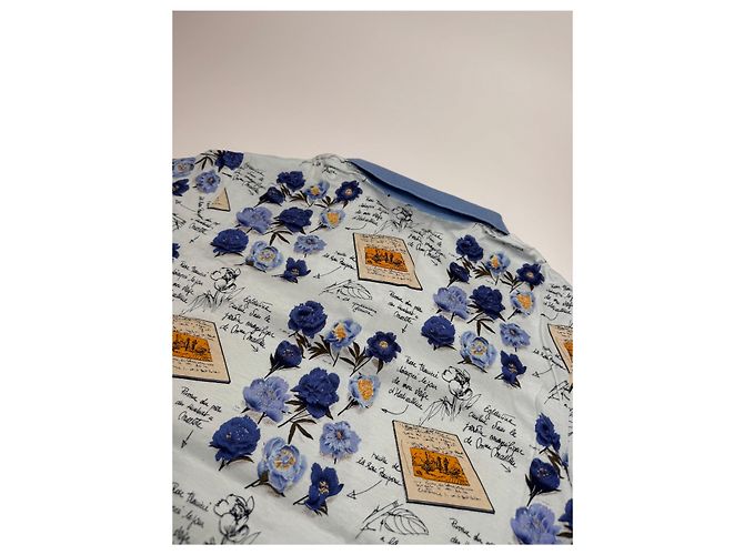 Polo Vintage Dior Blu Bianco L Multicolore - vista 12