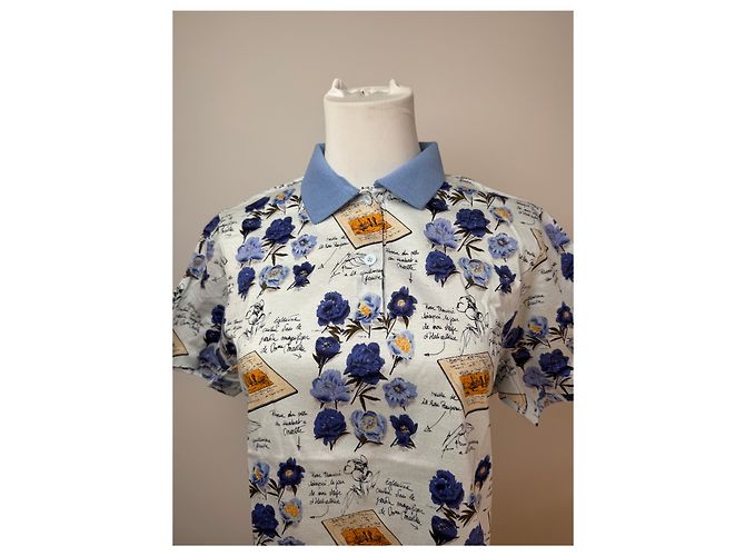 Polo Vintage Dior Blu Bianco L Multicolore - vista 14