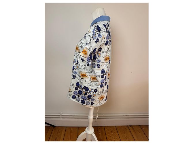 Polo Vintage Dior Blu Bianco L Multicolore - vista 2