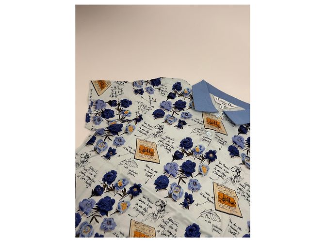 Polo Vintage Dior Blu Bianco L Multicolore - vista 6