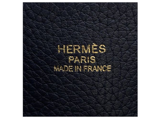 Borsa Tote Double Sens 28 di Hermès Blu - vista 10