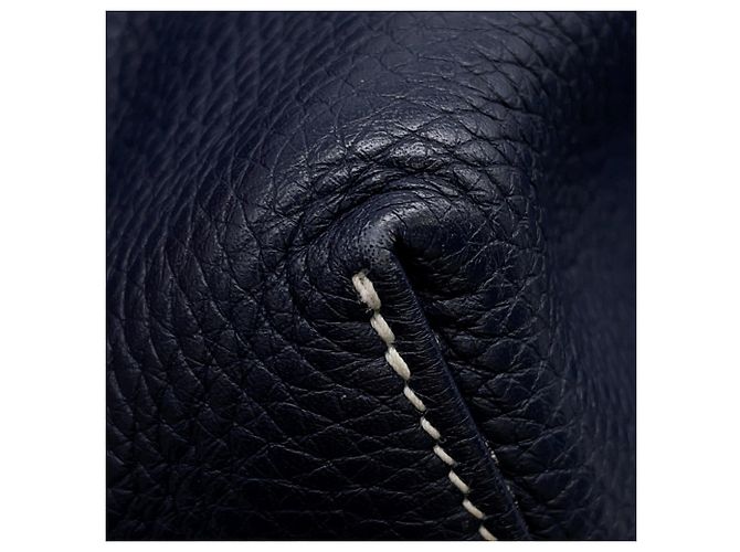 Borsa Tote Double Sens 28 di Hermès Blu - vista 7