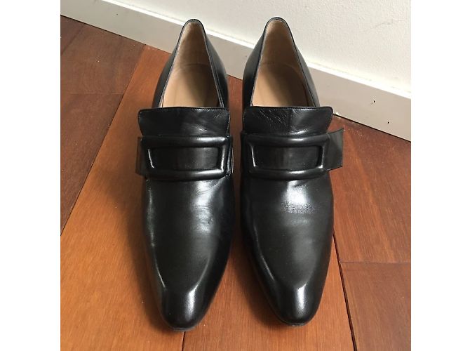 Autre Marque Schwarze Leder Schuhe Mario Valentino - Ansicht 3