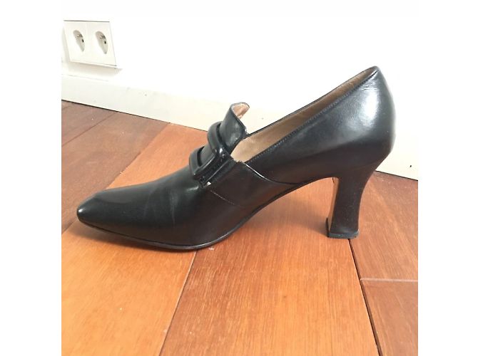 Autre Marque Schwarze Leder Schuhe Mario Valentino - Ansicht 4