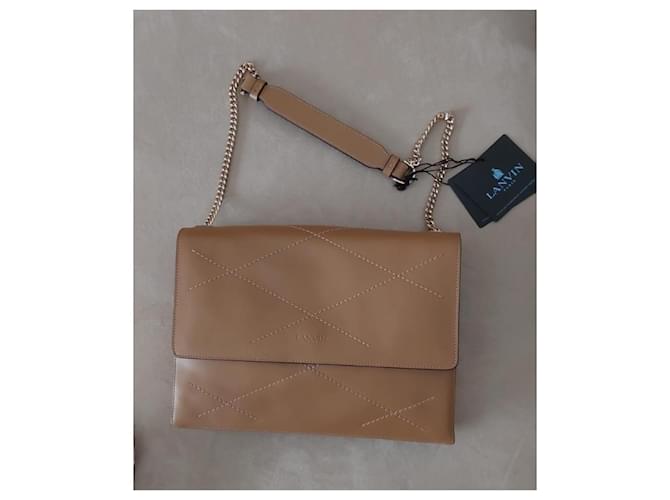 Lanvin Sugar Ledertasche Camel Kamel - Ansicht 4