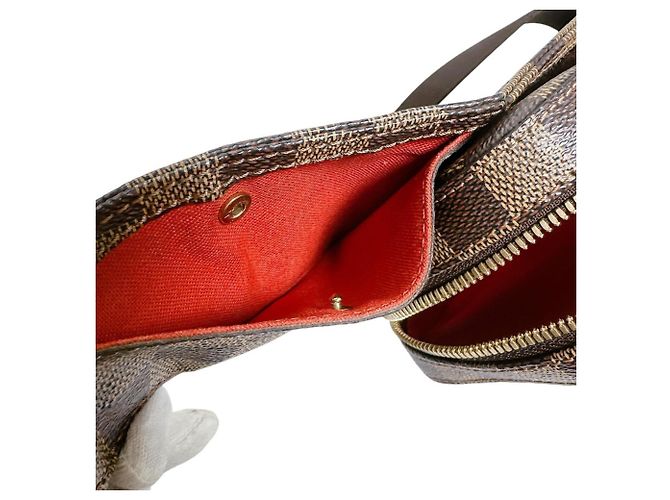 Borsa a tracolla in tela Damier Geronimos di Louis Vuitton Damier ebene - vista 11