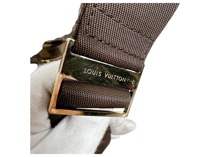 Borsa a tracolla in tela Damier Geronimos di Louis Vuitton Damier ebene - vista 12