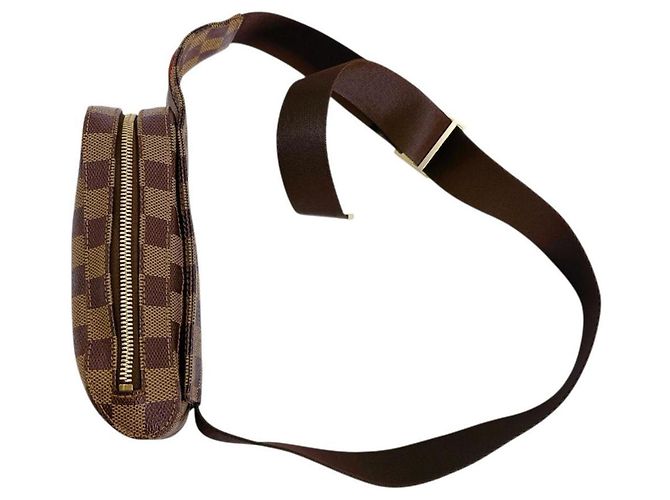 Borsa a tracolla in tela Damier Geronimos di Louis Vuitton Damier ebene - vista 3