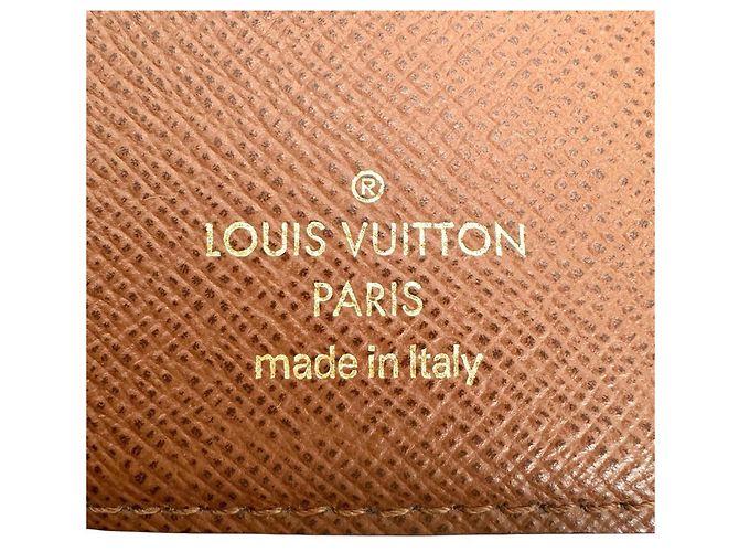 Cartera plegable Victorine Monogram Louis Vuitton Castaño - vista 16